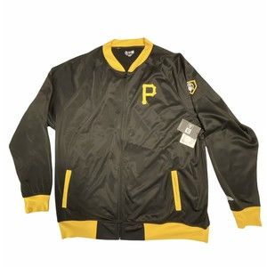 Men's NEW ERA Pittsburgh Pirates Track Jacket Genuine MLB Merchandise 3XL